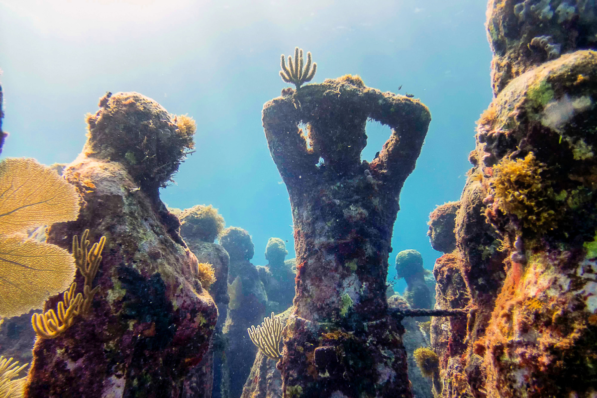 MUSA Esculturas submarinas Isla Mujeres