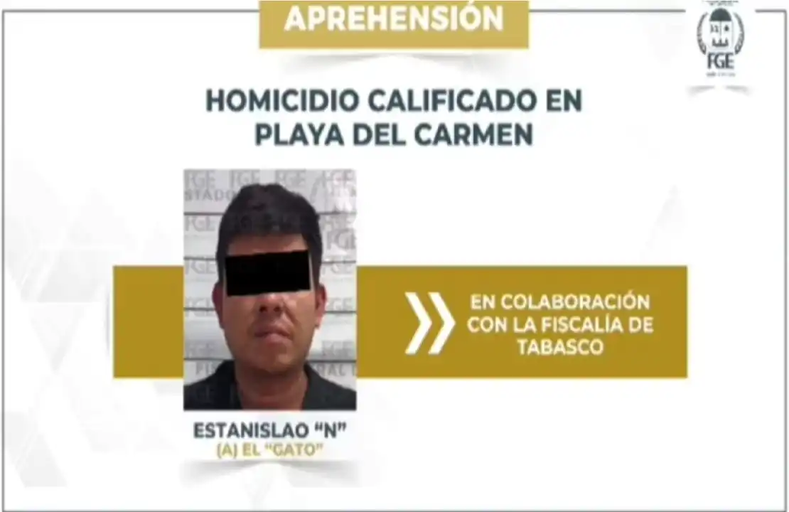 Capturan a tabasco sospechoso buscado por dos asesinatos del PDC