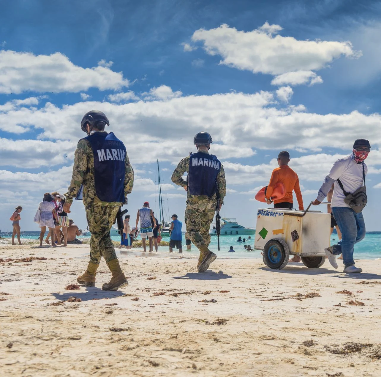 Playa de la policía