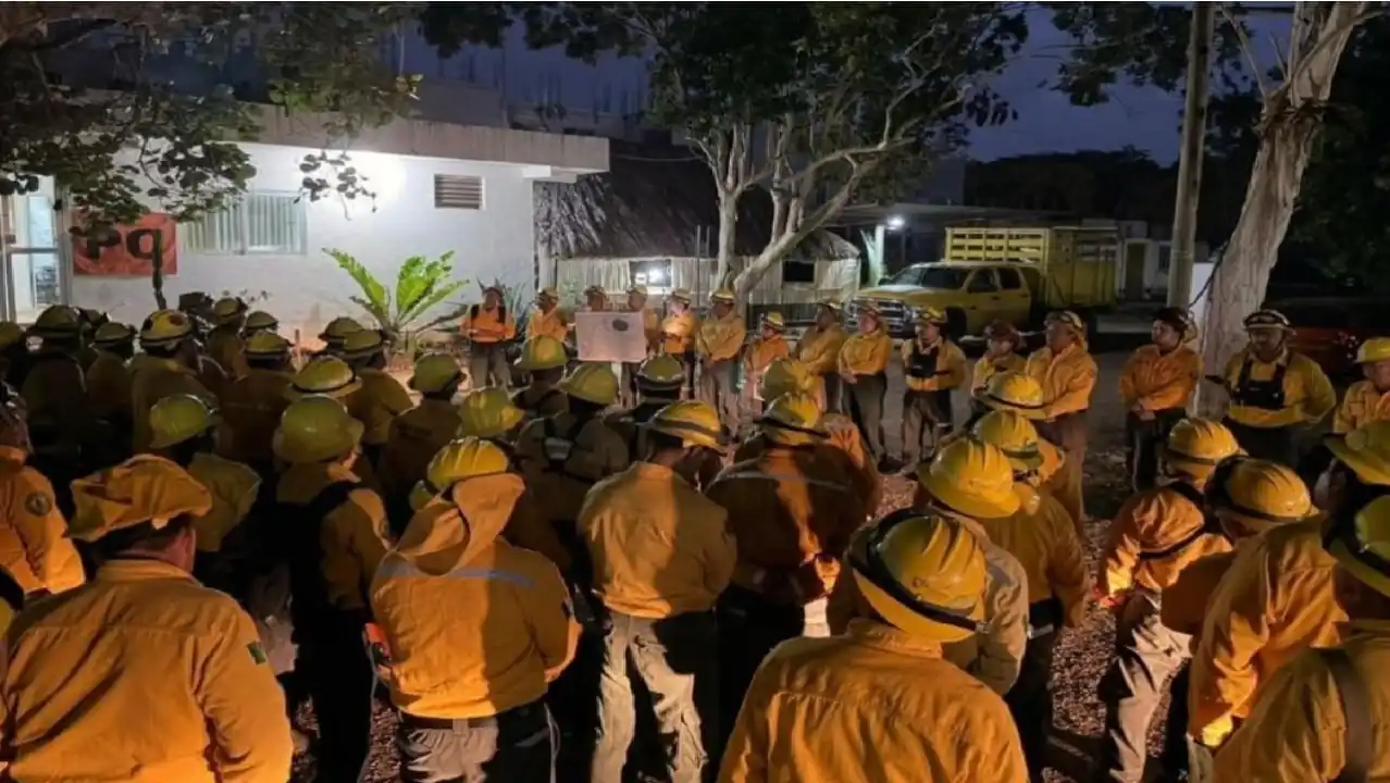 Los bomberos forestales vigilan el incendio de Jas, totalmente extinguido
