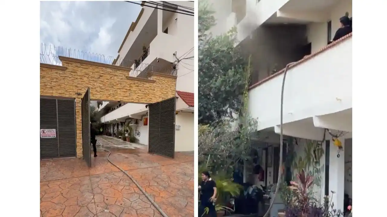 Bomberos del PDC encontraron a un hombre muerto dentro de la habitación luego de apagar el incendio martes 26 de mayo de 2026