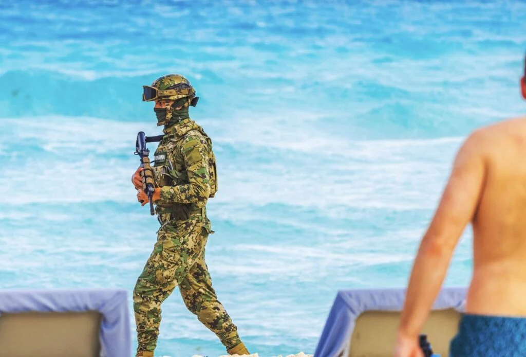 Si visita Cancún del 11 de junio al 19 de julio, espere fuertes fuerzas militares y de seguridad