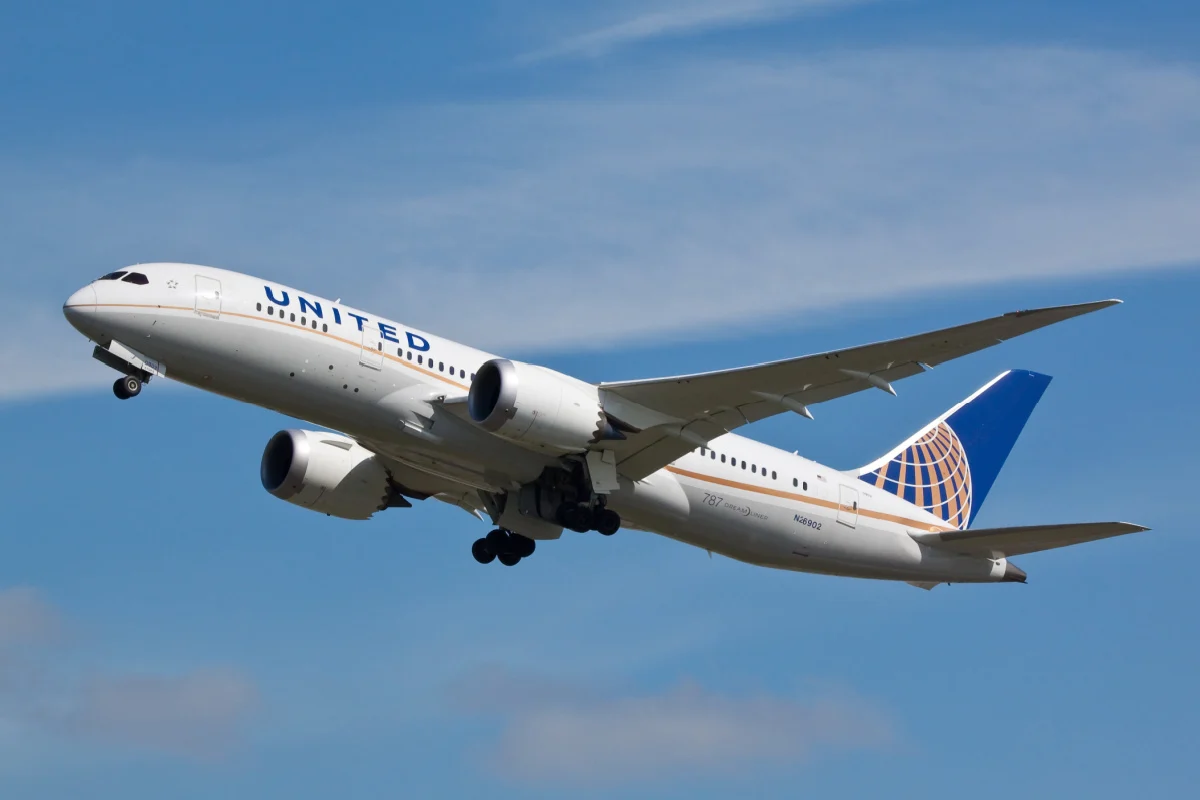 Aviones United Boeing 787 de fuselaje ancho