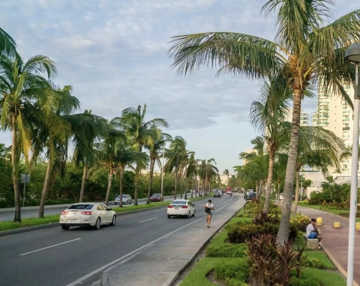 Carretera zona hotelera