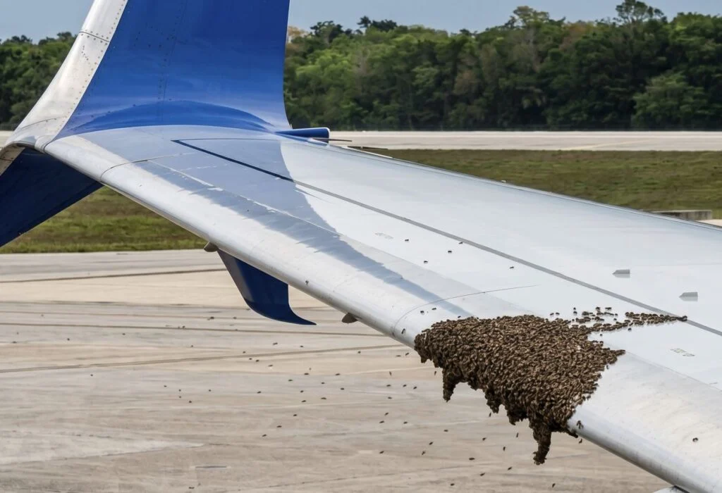 Enjambre de abejas provoca retraso en vuelo de Cancún a EE.UU.