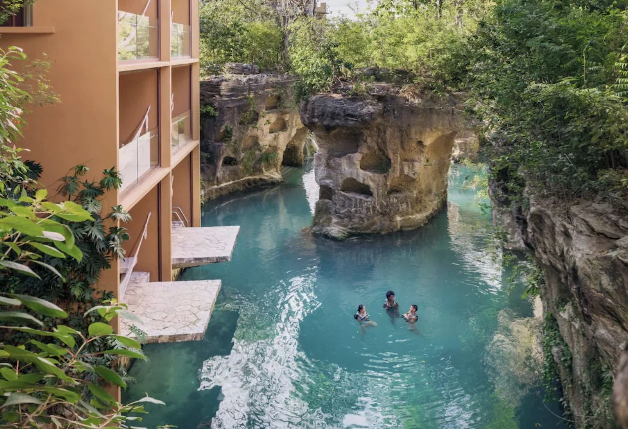 Salto del Río Xcaret
