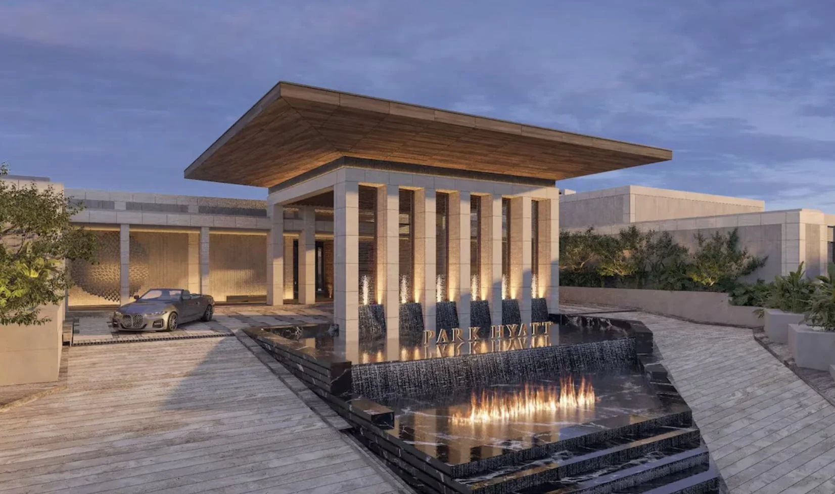 Entrada al Park Hyatt Riviera Maya