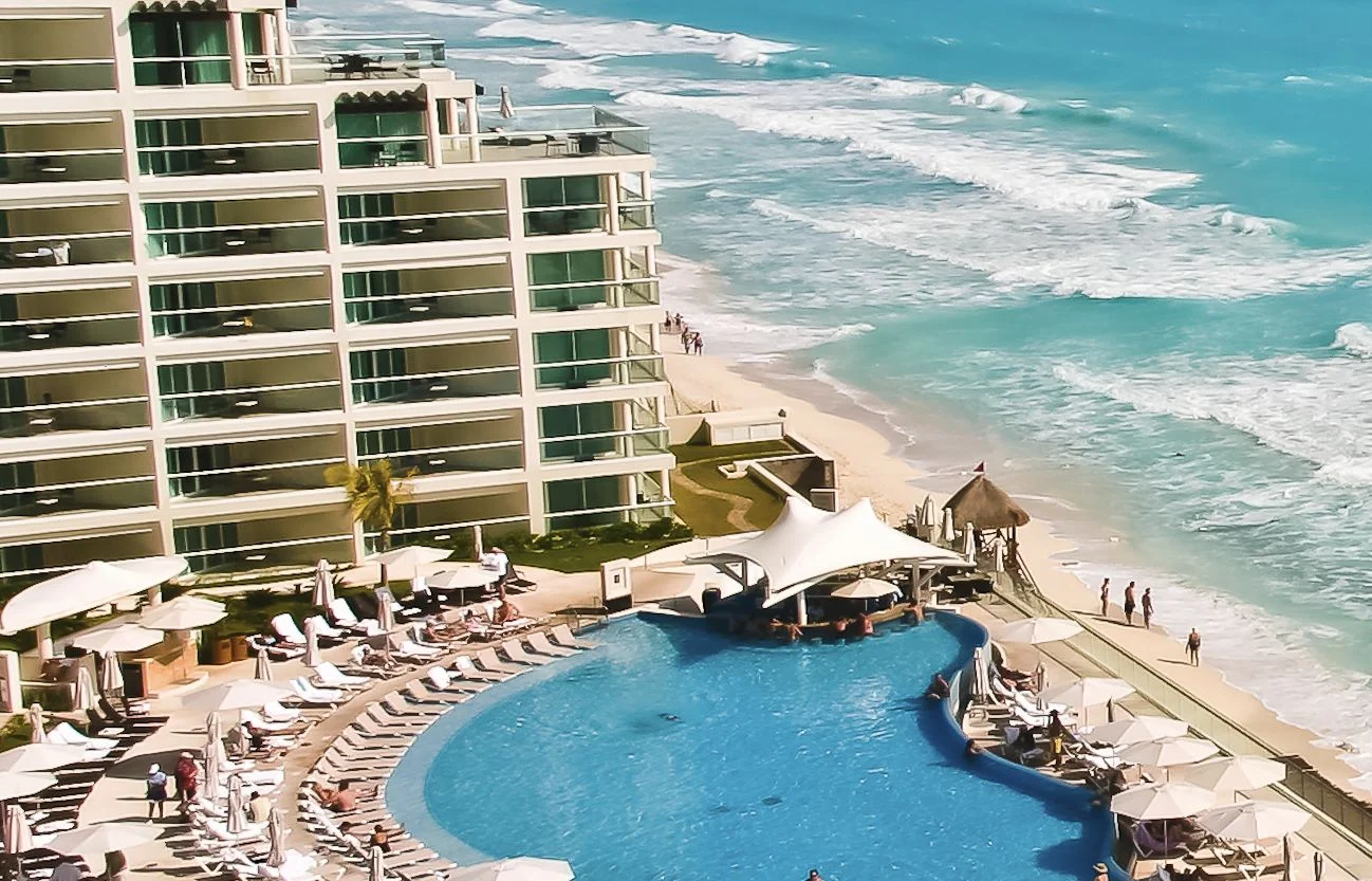 Piscina del Resort en Cancún