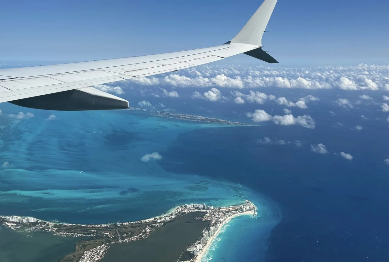 vuelo sobre cancún