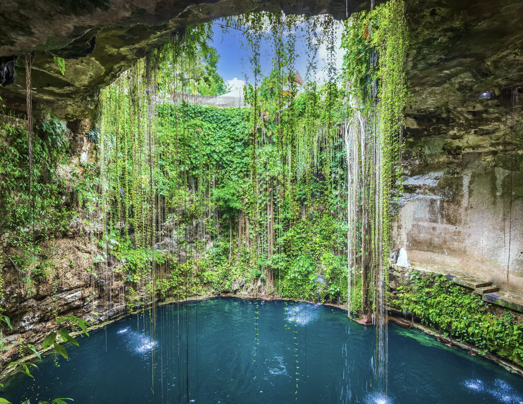 Cenote cerca de Cancún