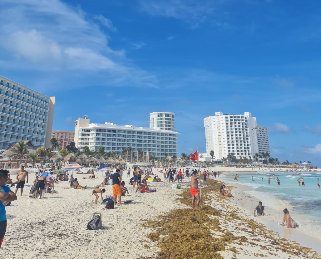 Sargassum-cancun-hotel-zon