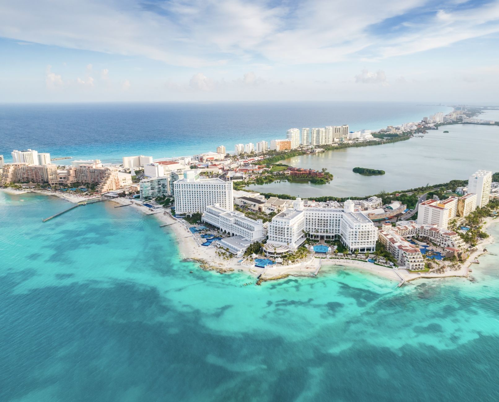 Zona de resorts de Cancún
