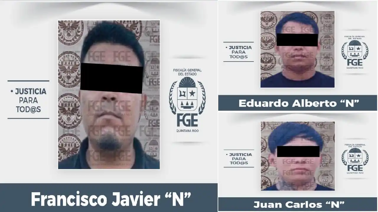 Tres acusados ​​de secuestro de estadounidense en Zona Hotelera de Cancún