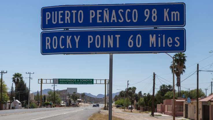 carretera a Puerto Peñasco